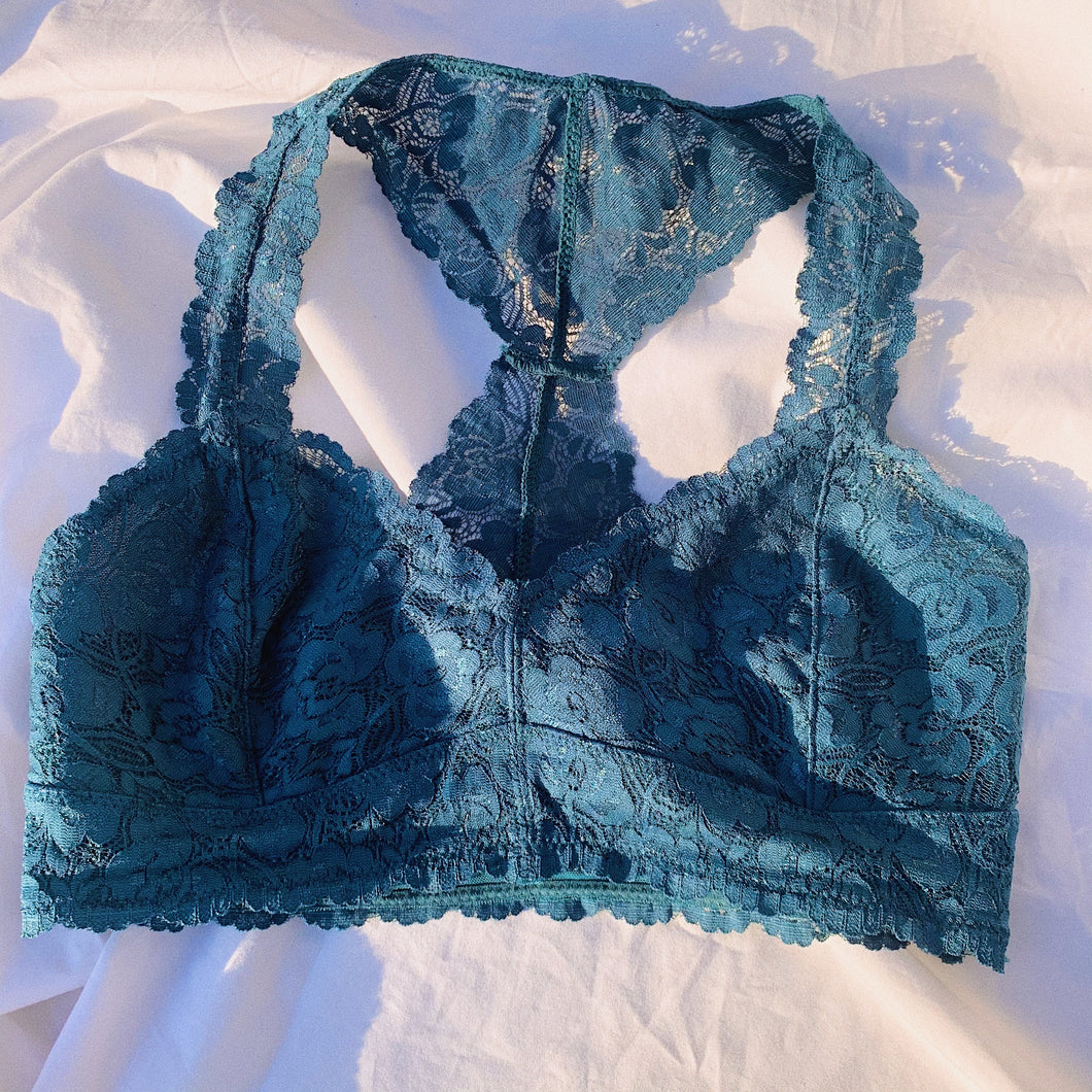 Belen Racerback Bralette Teal