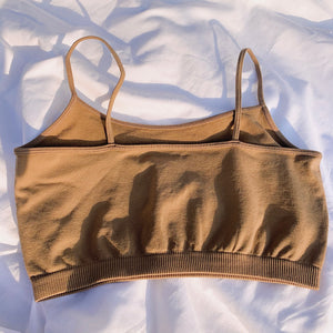 Seamless Bralette Tan