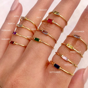 Birthstone Ring