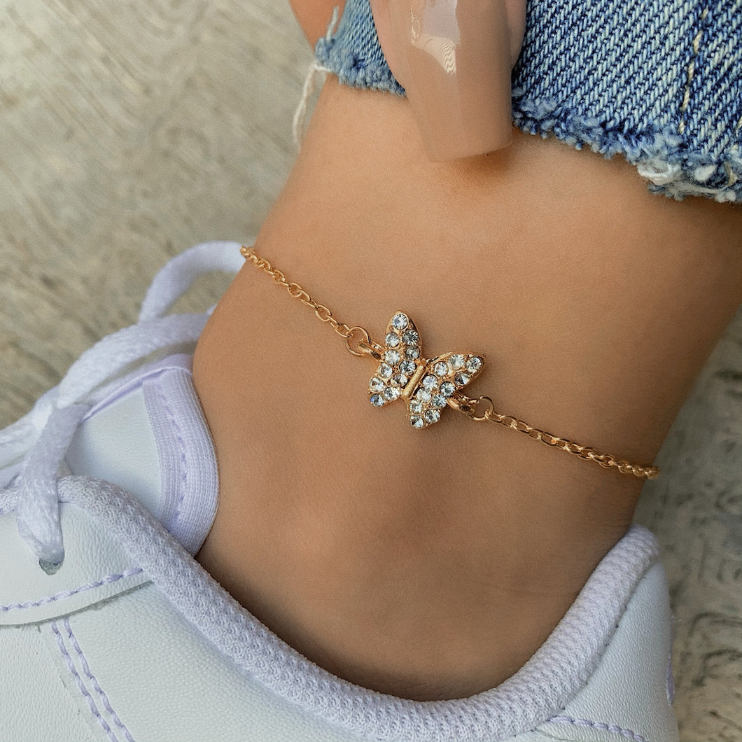 Kelly Butterfly Anklet