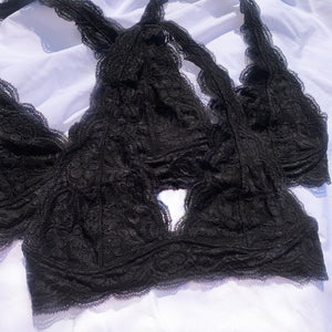 Lace Bralette Black