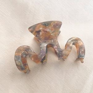 Siena Wavy Hair Clip Pastel