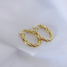 Load image into Gallery viewer, Amy Oval Hoops
