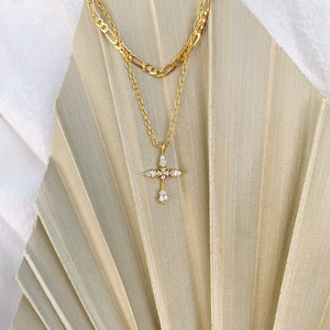 Maria Cross Necklace
