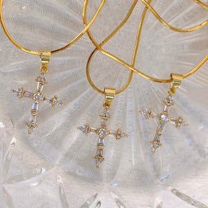 Golden Cross Necklace