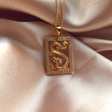 Load image into Gallery viewer, Leano Diamond Dragon Necklace
