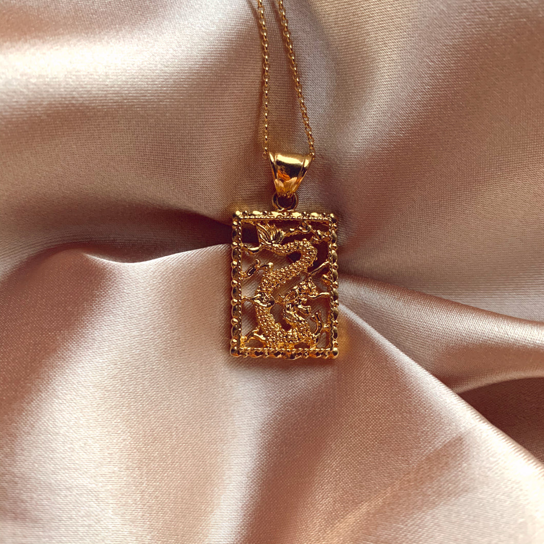 Leano Dragon Necklace