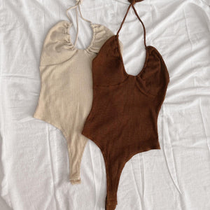 Jackie Bodysuit Brown